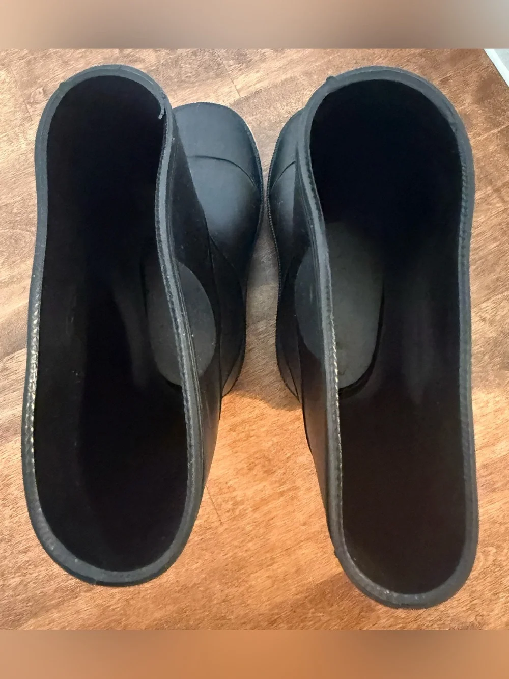 Weather Step by Tiniboy Black Toddler Size 8 Rain Boots